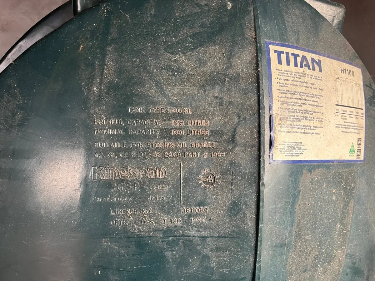 Oil tank 1000liters - Image 2