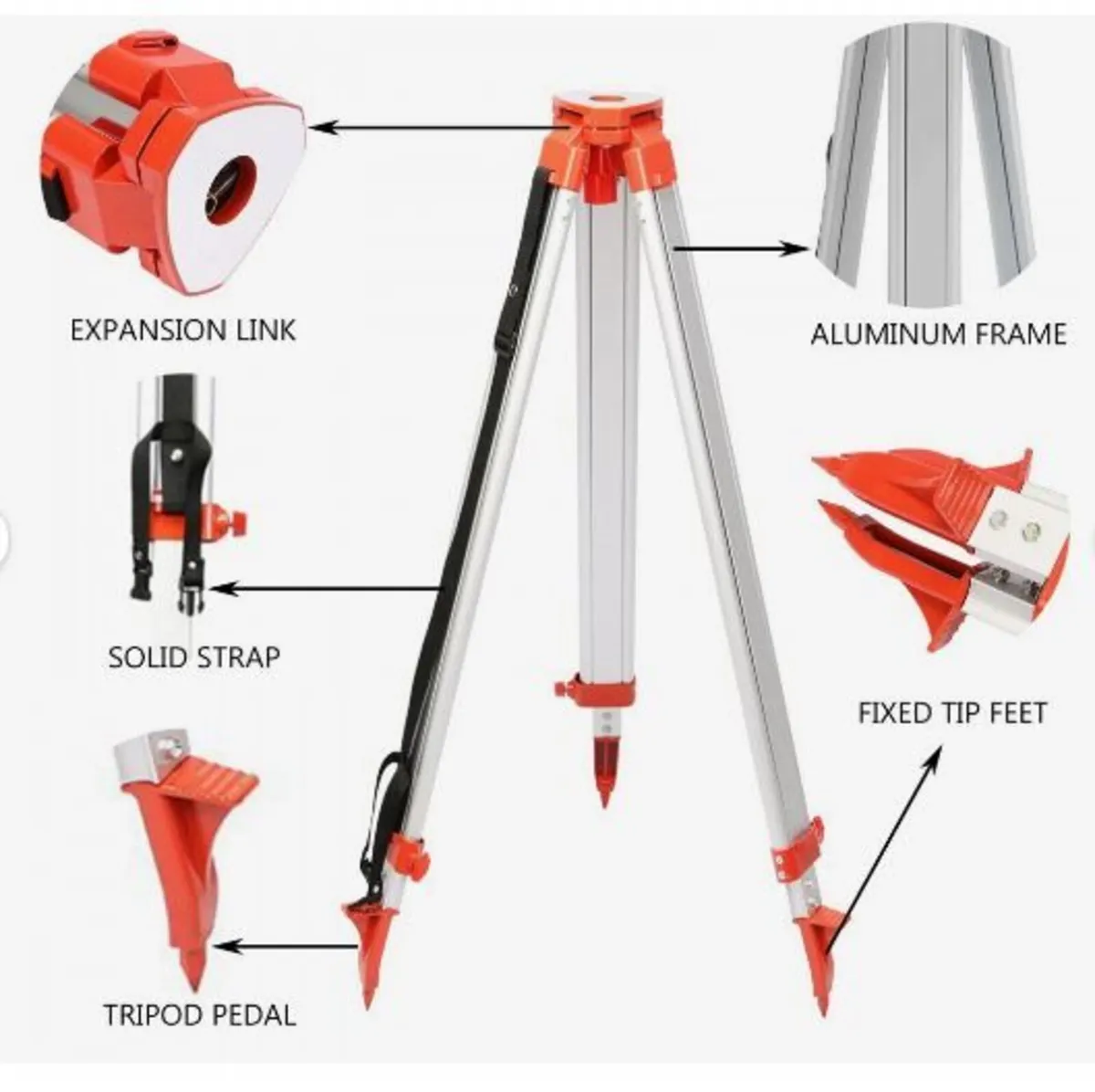 Rotary Green Laser Kit 500M+1.65M Aluminum - Image 3