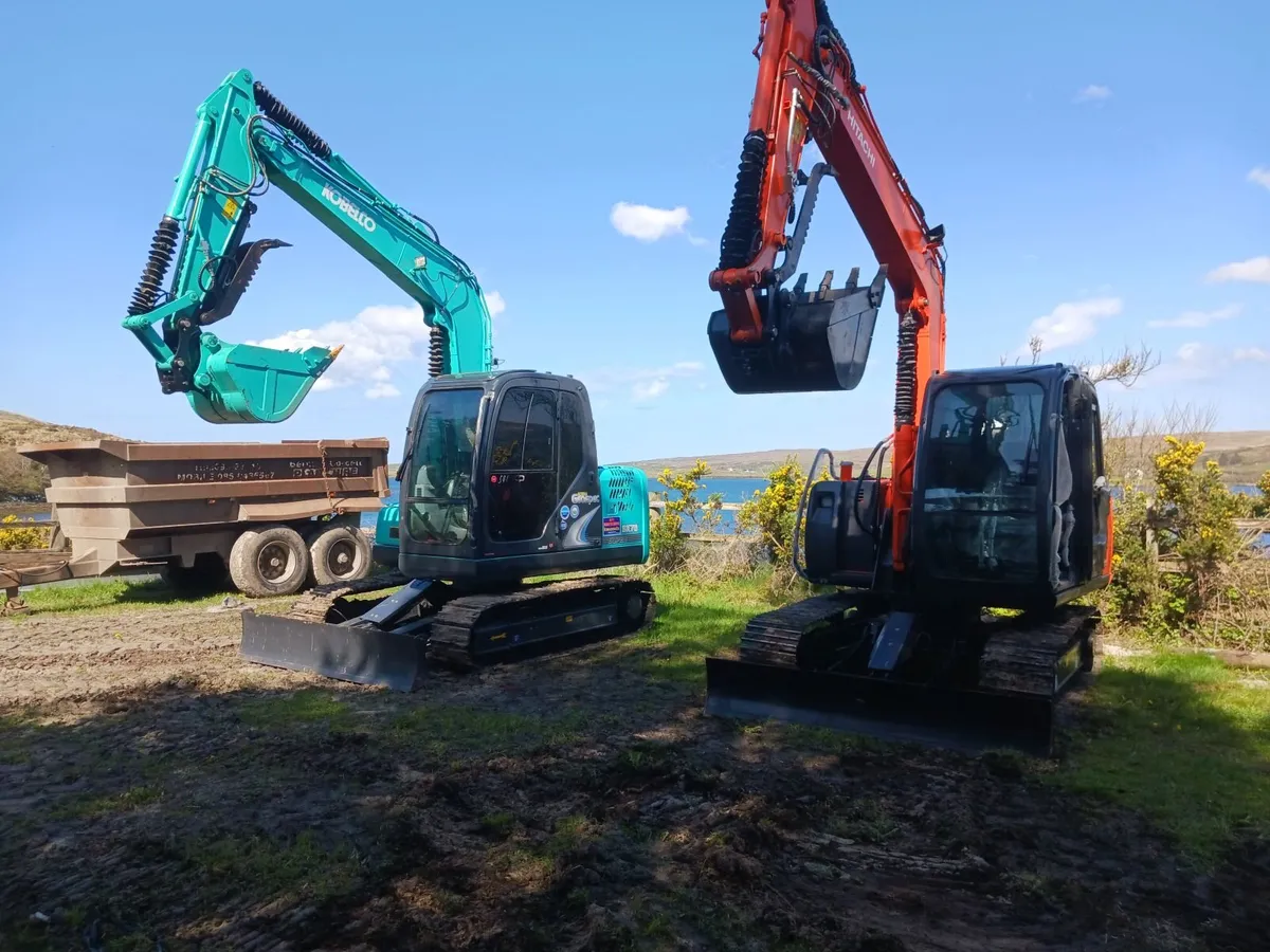 Hitachi ZX70,  kobelco 75 - Image 3