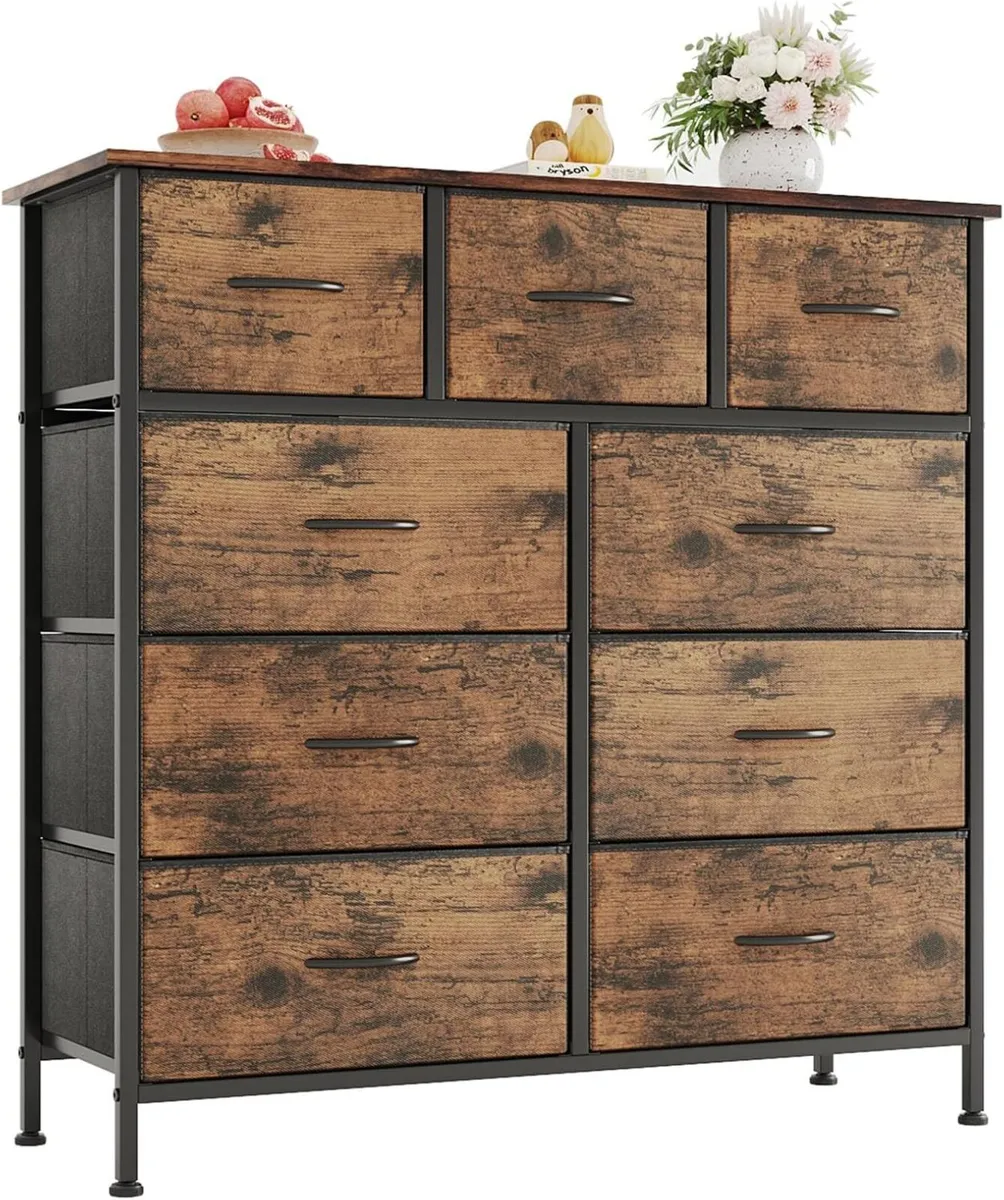 Chest of Drawers Dresser for Bedroom with 9 - Image 1