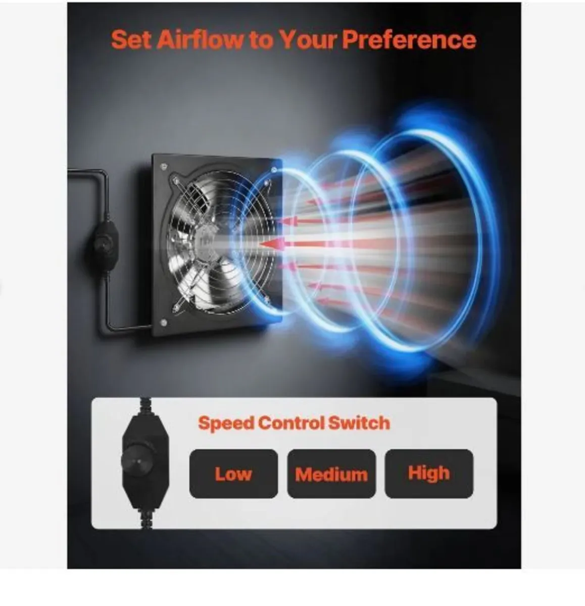 30.5 cm Exhaust Fan, 1558 CFM High Velocity - Image 4