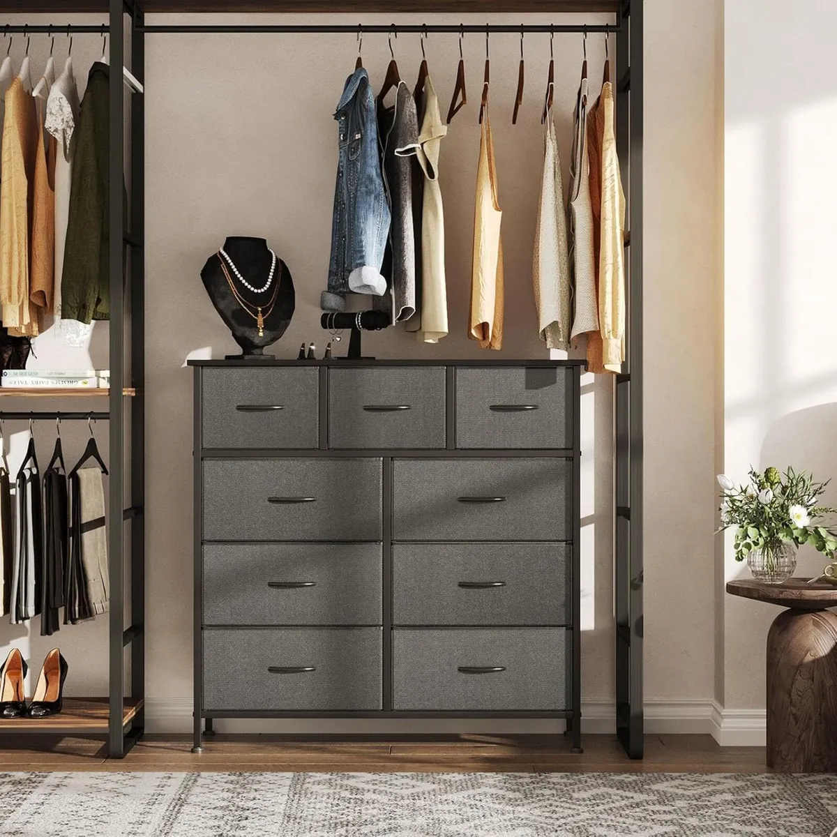 Chest of Drawers Dresser for Bedroom with 9 - Image 2