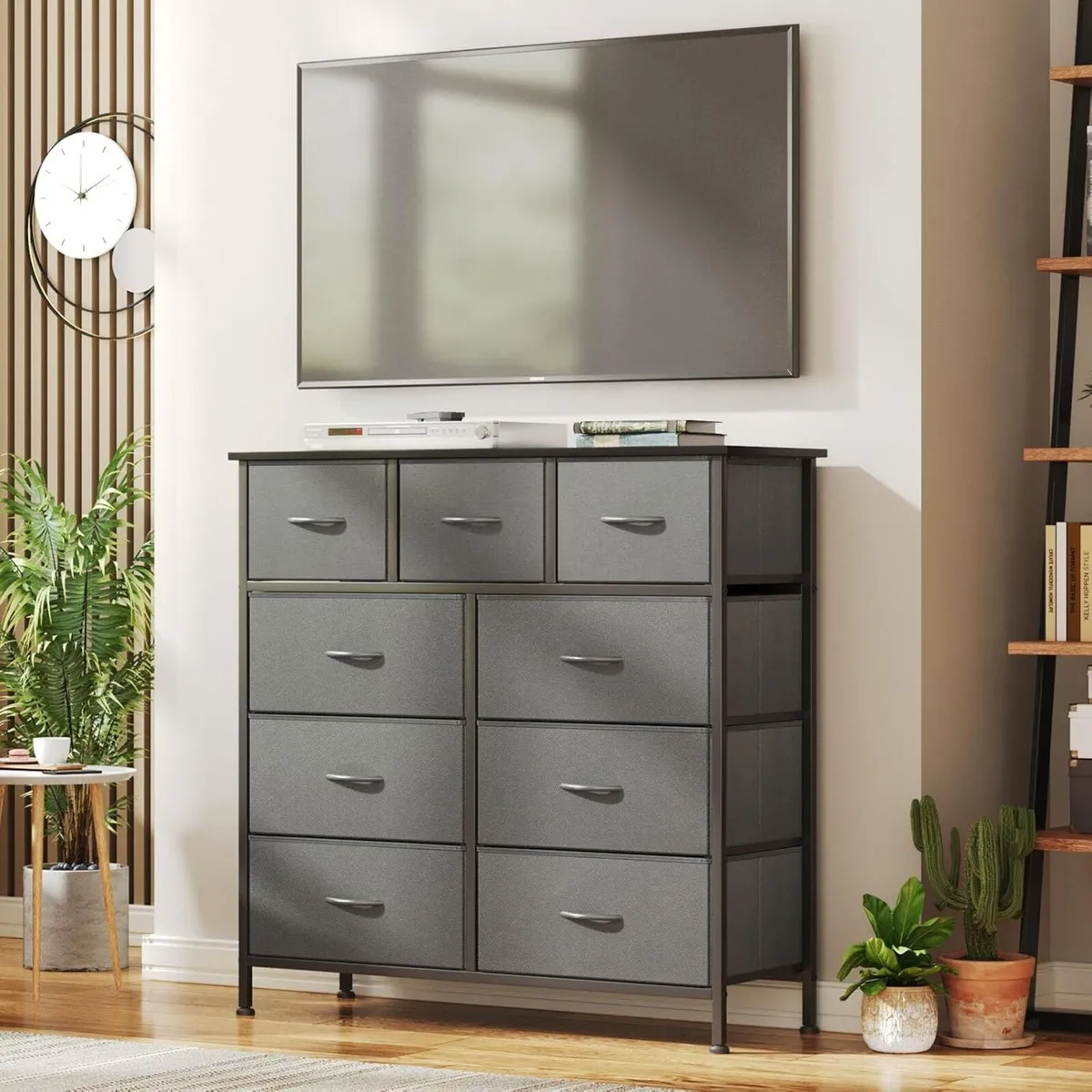 Chest of Drawers Dresser for Bedroom with 9 - Image 4