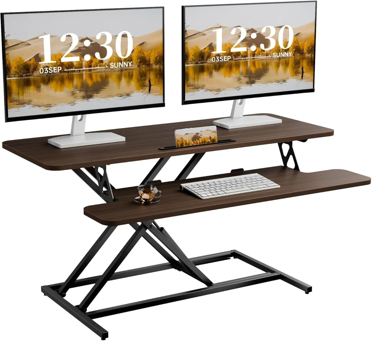 Height Adjustable Standing Desk Converter -101cm - Image 1