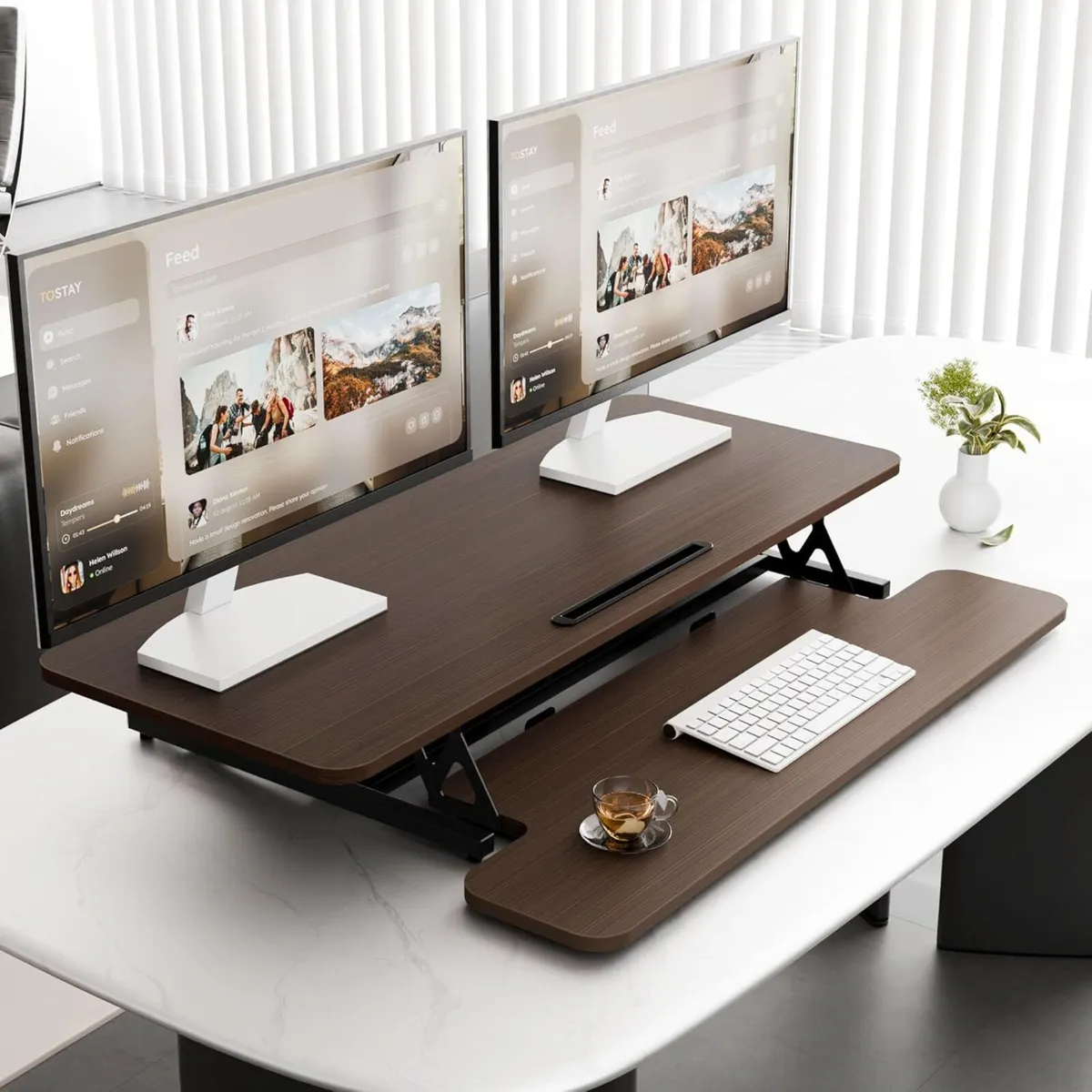 Height Adjustable Standing Desk Converter -101cm - Image 2