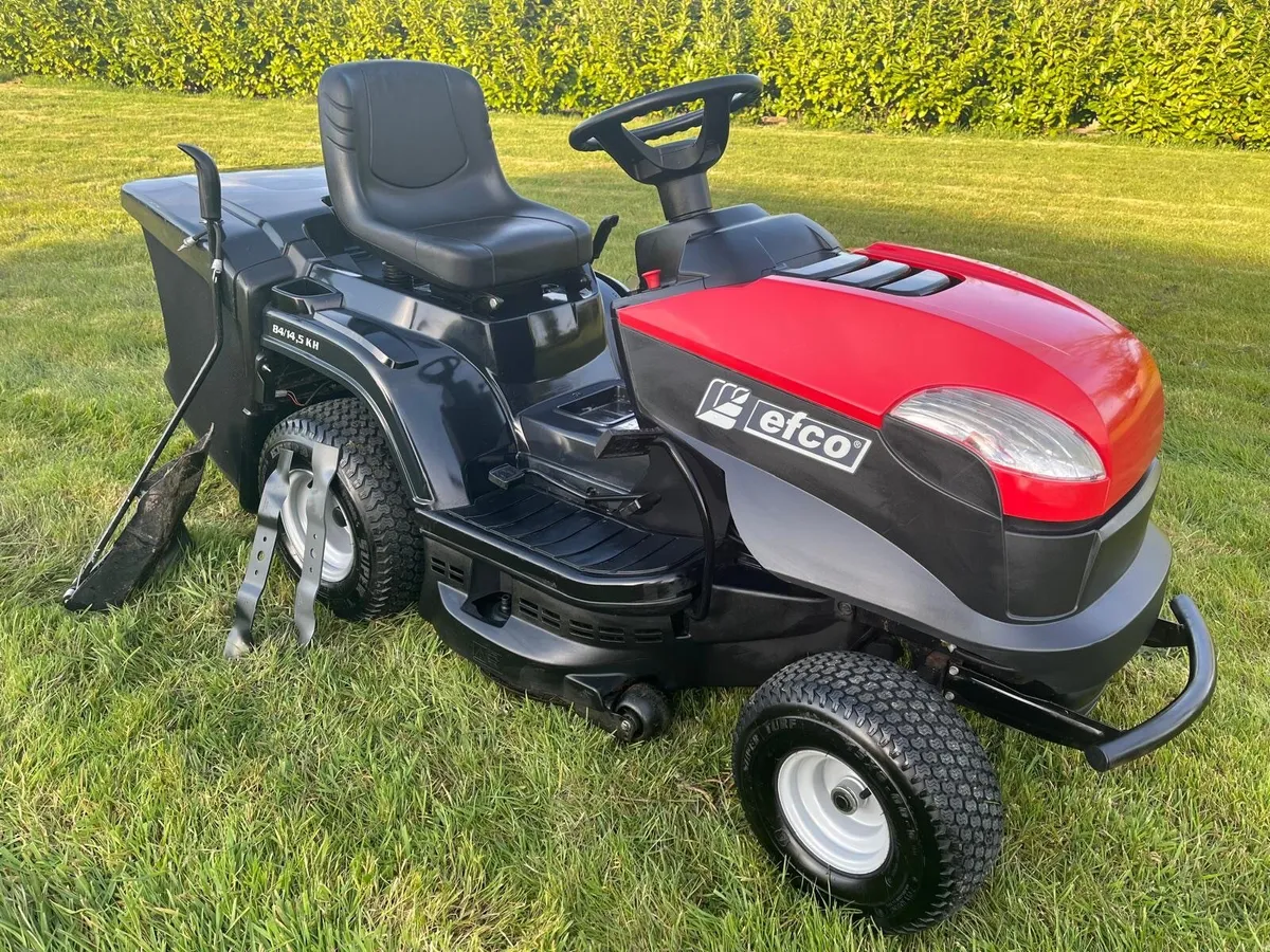 2021 efco 16hp 38inch cut ride on lawnmower - Image 1