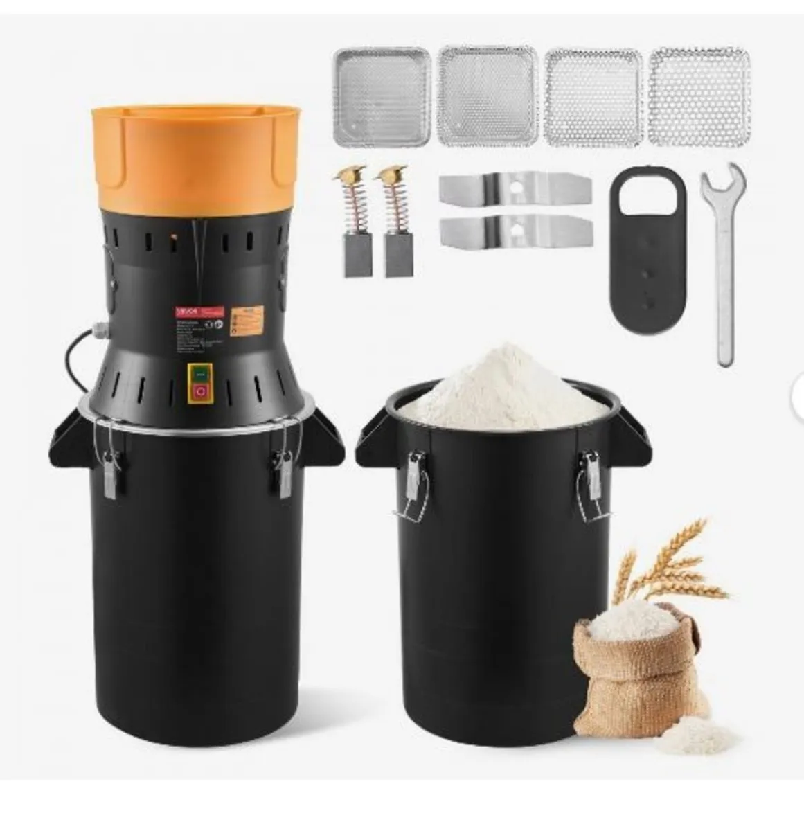 Electric Grain Mill Grinder, 600W - Image 1