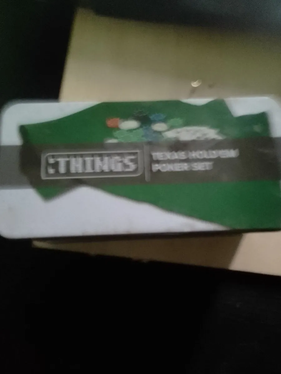 Poker tabke and pokerchips set - Image 4