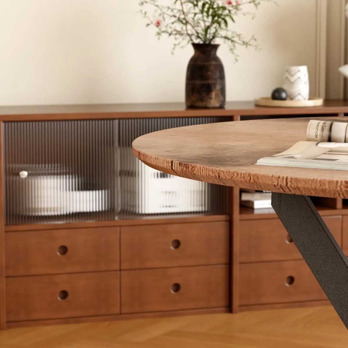 Small Round Dining Table Retro kitchen 2 Seat - Image 4