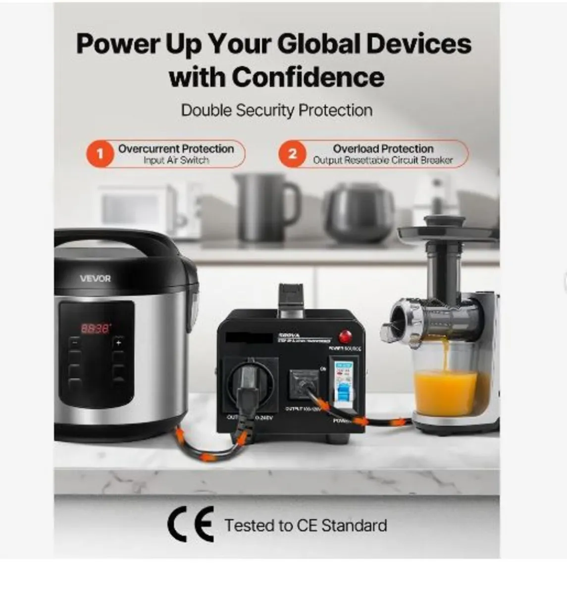 Voltage Converter Transformer, 500VA - Image 3