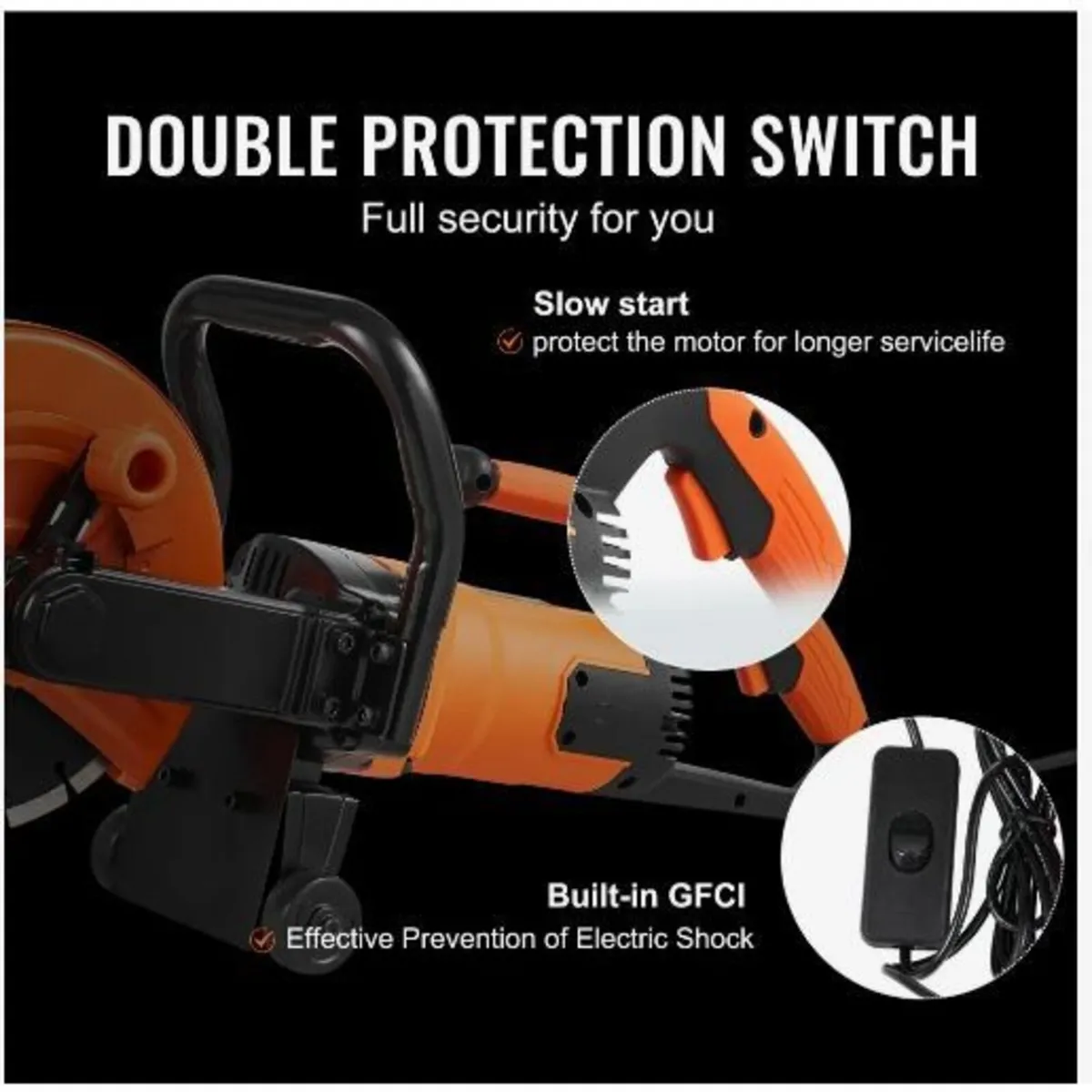 9"/22.9 cm Electric Concrete Saw - Image 3