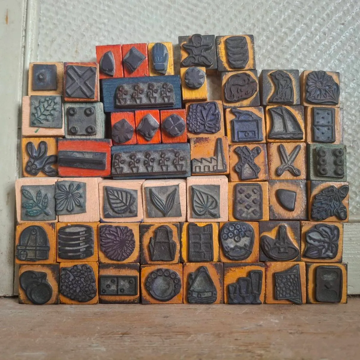 50 French Printer Blocks - Image 1