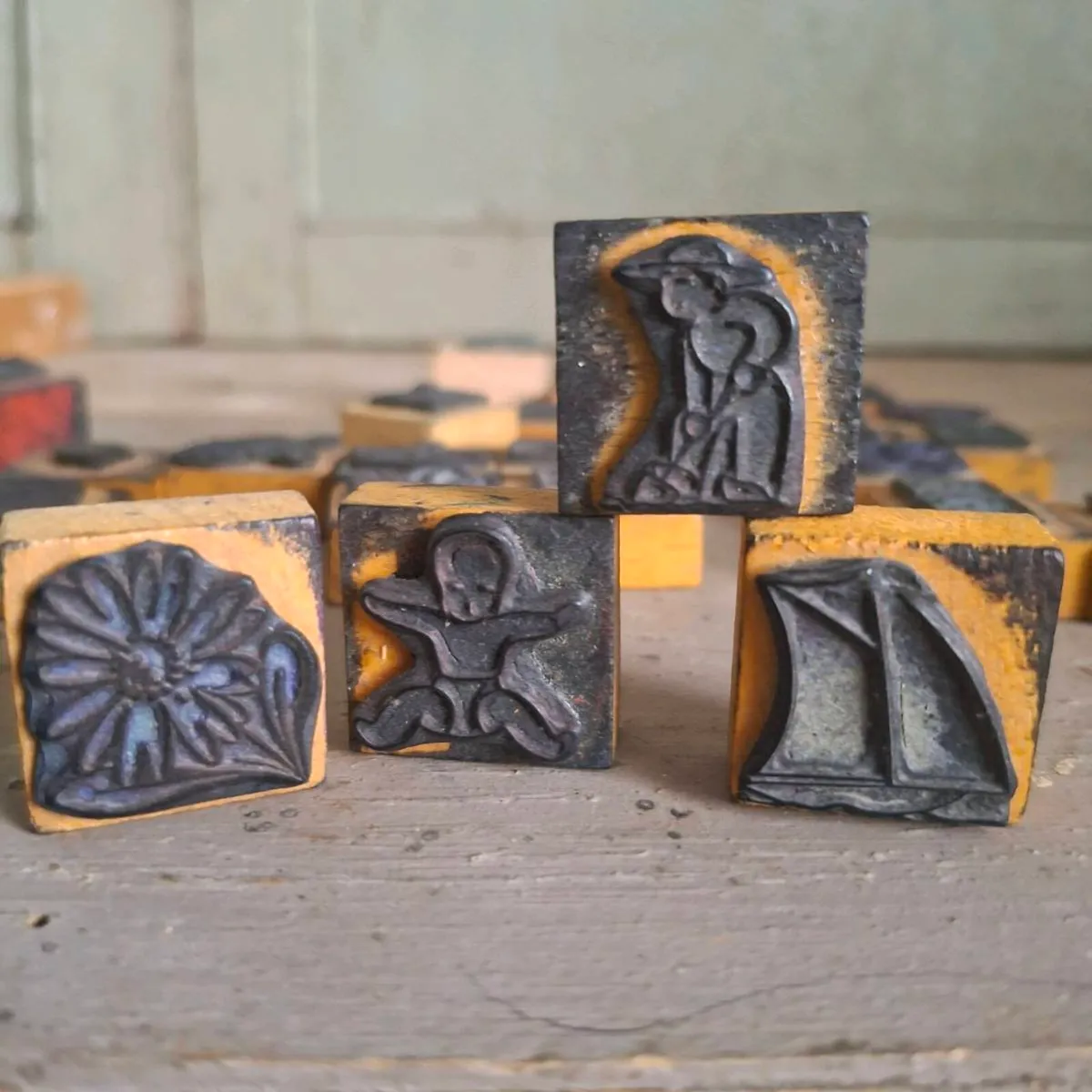 50 French Printer Blocks - Image 3