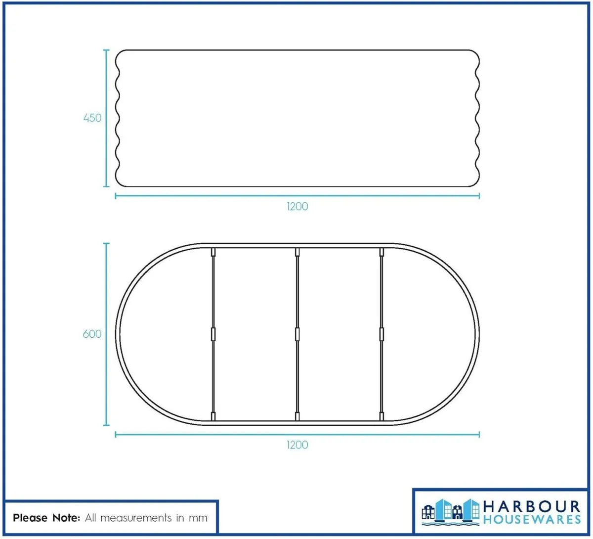 Raised Garden Bed - Ivory 120 x 60 45cm 2x - Image 3