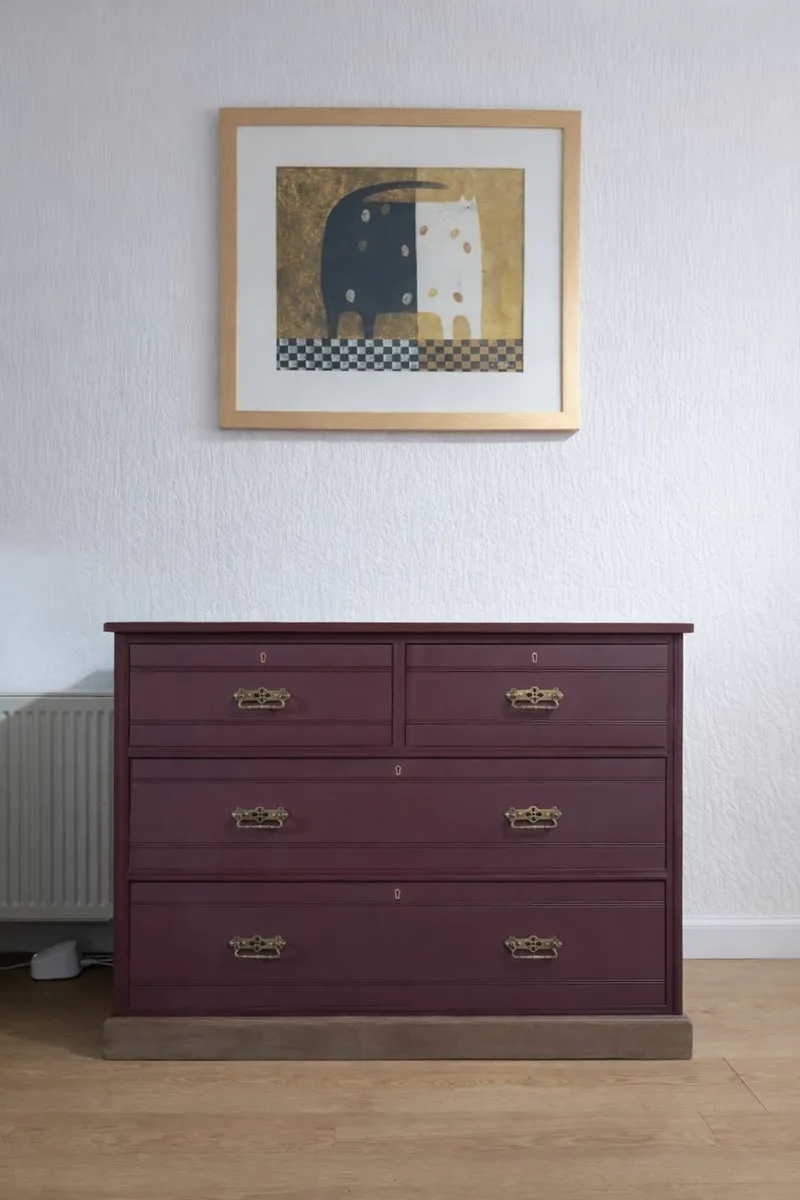 Chest of drawers( refurbished antique) - Image 1