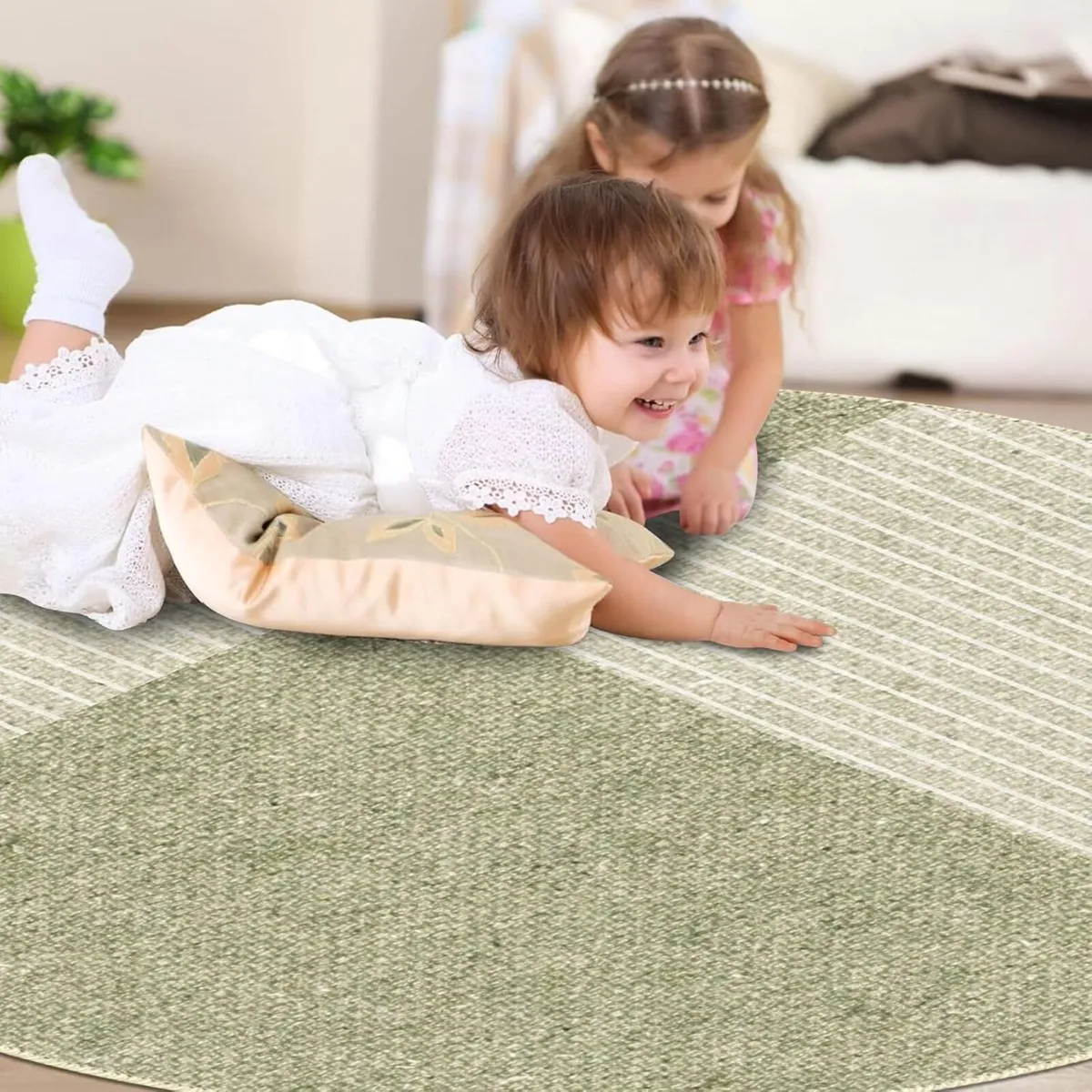 Extra Large Geometric Round Rugs for Living Room - Image 3