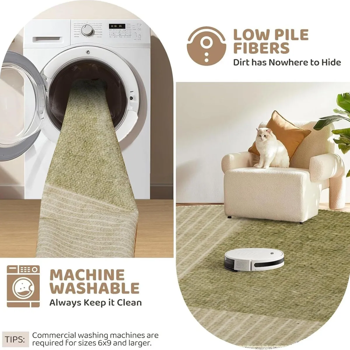 Extra Large Geometric Round Rugs for Living Room - Image 4