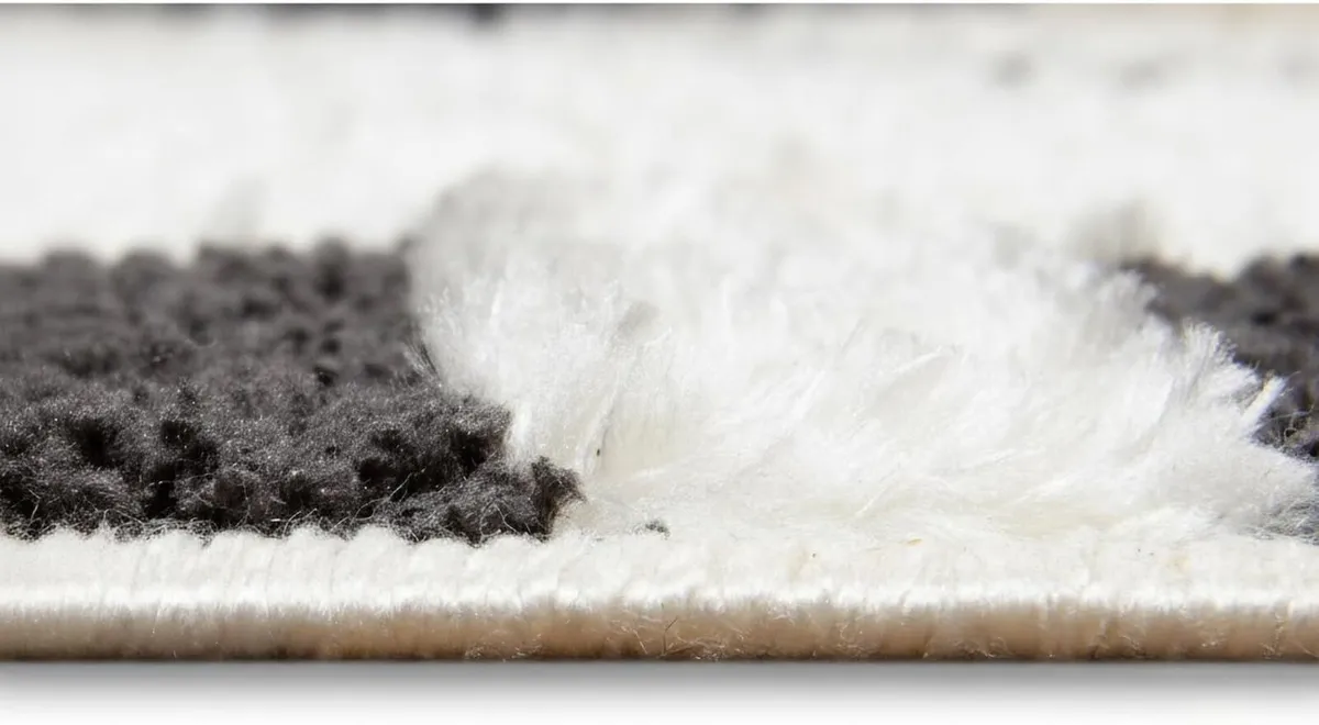 160 x 230 cm Living Room Rug Ivory Cream White - Image 4