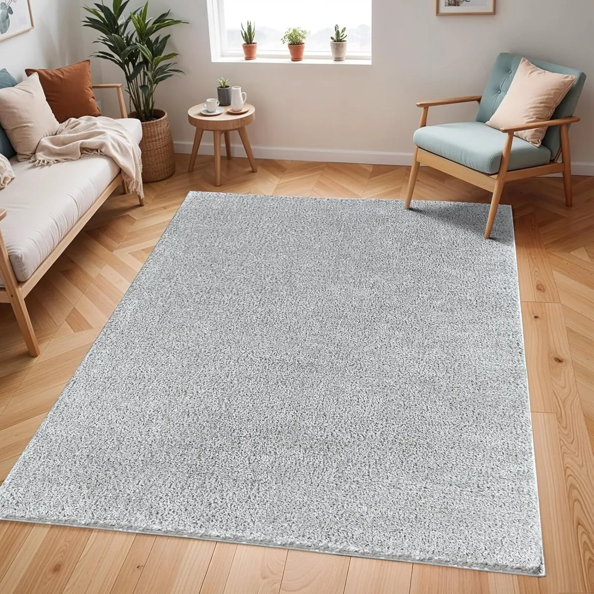 Shaggy Rug - Modern Berber Rugs Living Room Large - Image 1