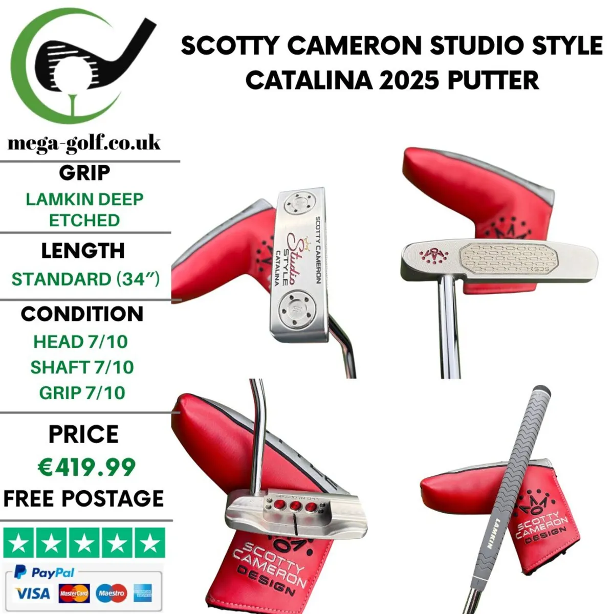 Scotty Cameron Studio Style Catalina 2025 Putter - Image 1