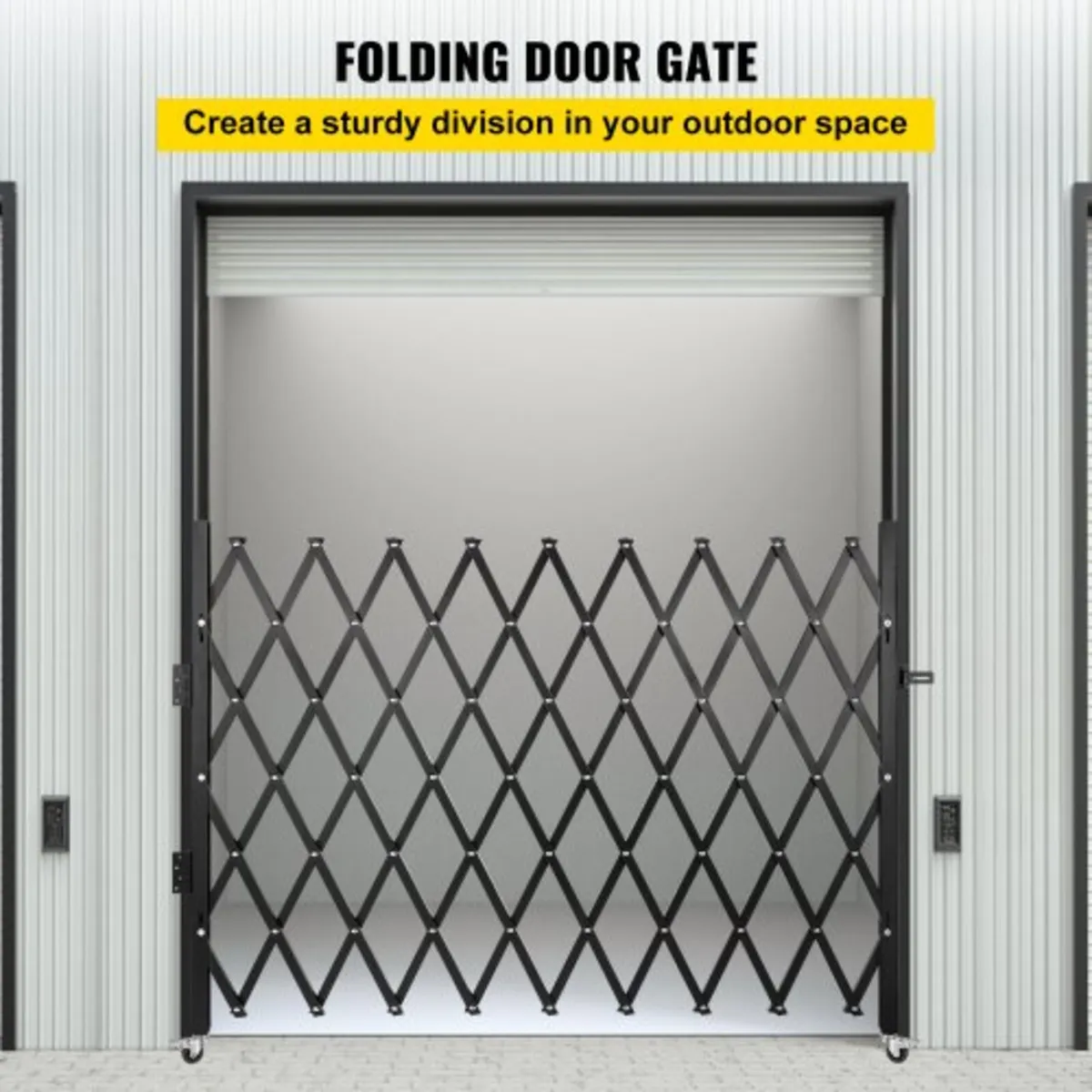 Single Folding Security Gate, 131.00 x 187.96 cm F - Image 4
