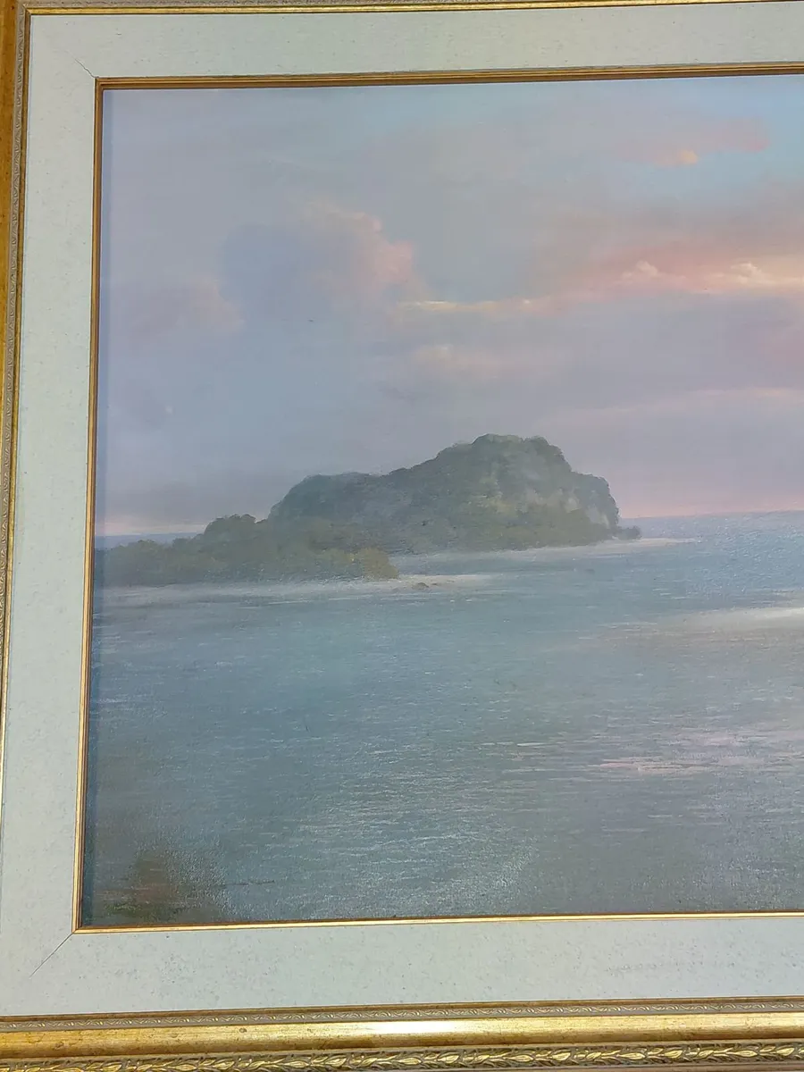 Large Oil Coastal Scene By Brian Scampton 2002 - Image 2