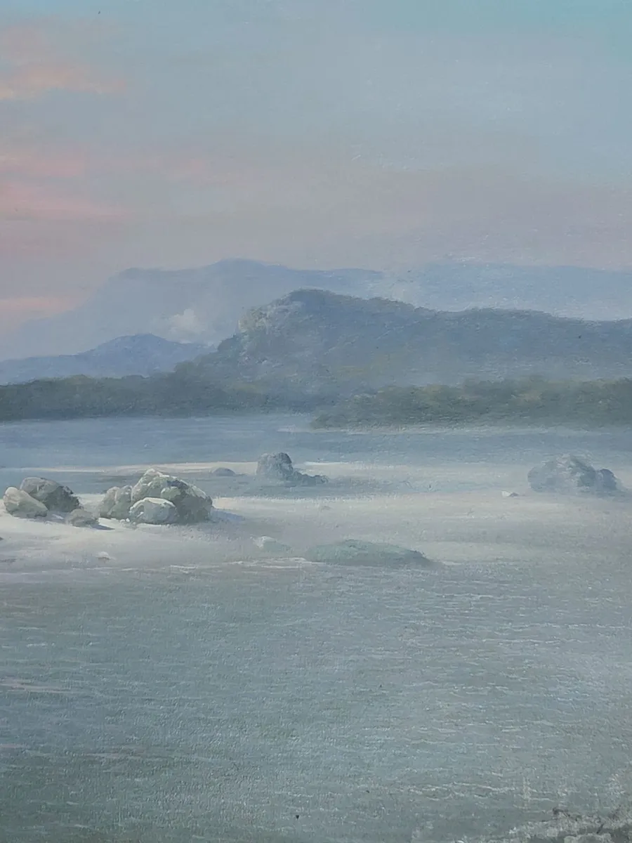 Large Oil Coastal Scene By Brian Scampton 2002 - Image 3