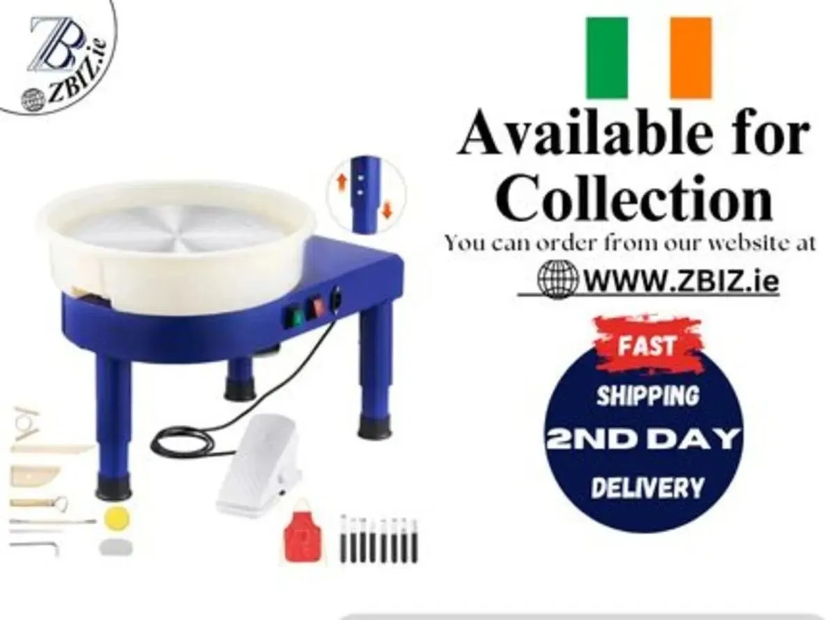 450W 35cm Electric Pottery Wheel 35cm Turntable - Image 4