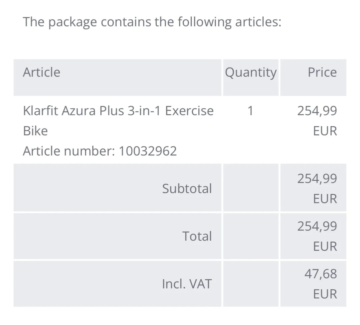 Foldable Exercise Bike -never used - Image 4
