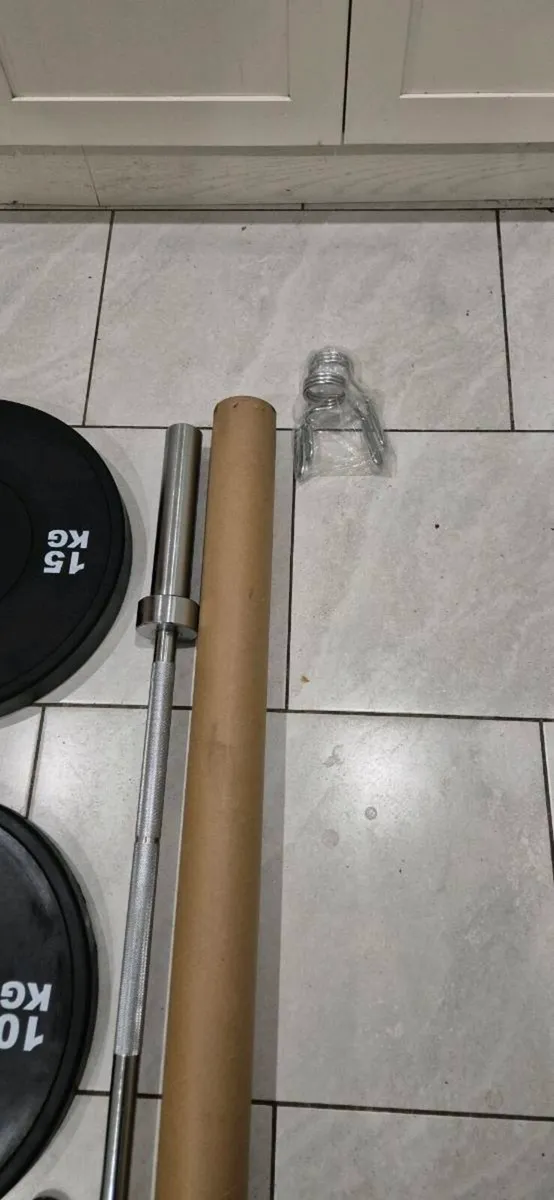 Brand new olympic bumper weight set - Image 4