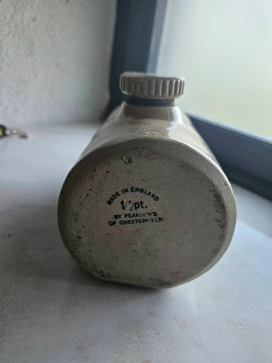 Vintage stoneware hot water bottle - Image 2