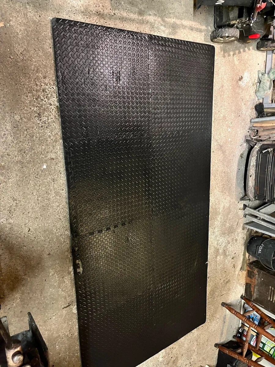 Olympic Barbell, Plates and Bench - Image 4