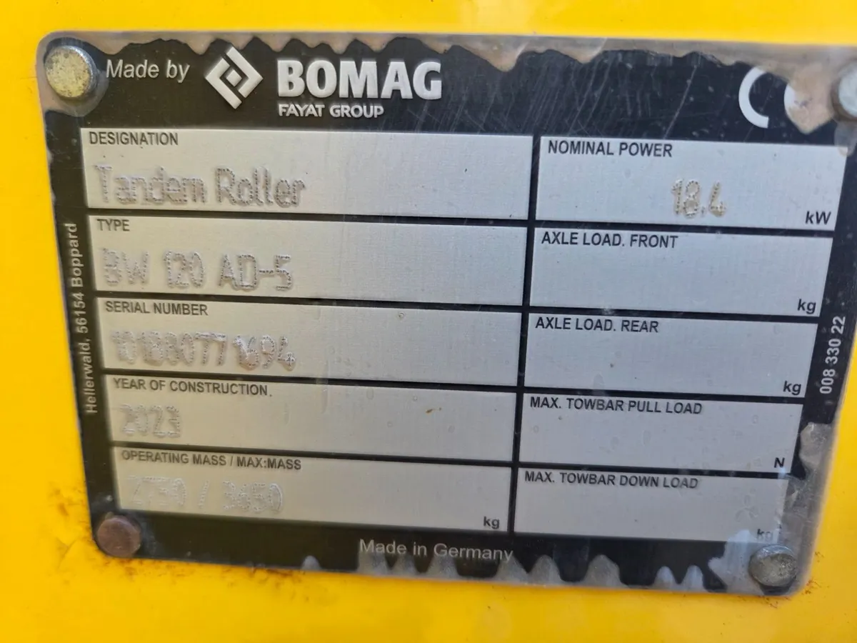 Bomag 120 Roller - Image 4