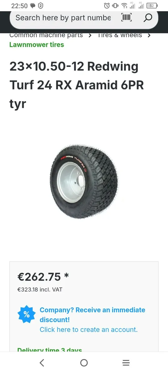 Lawnmower wheels - Image 1