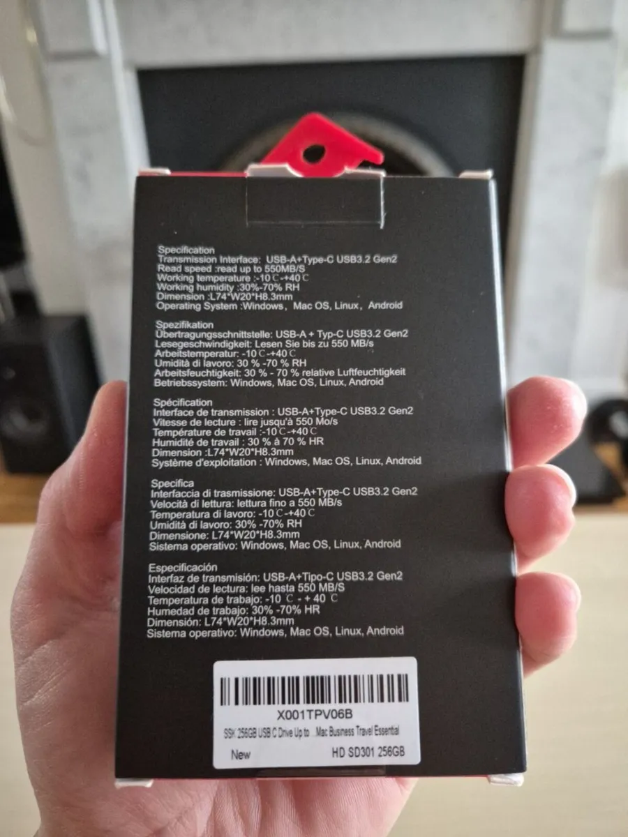 External USB SSD, 256GB, brand NEW - Image 3