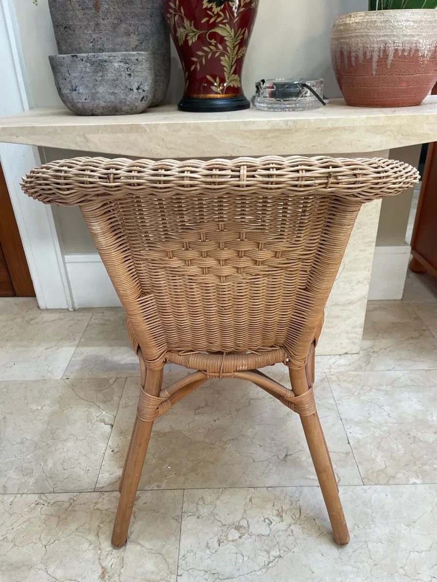 1 x Wicker Chair In Good Condition - Can Deliver - Image 2
