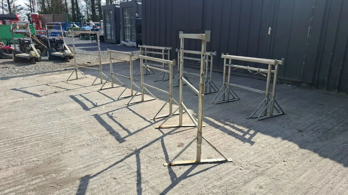 Selection of Metal Trestles – Adjustable Work Supp - Image 4