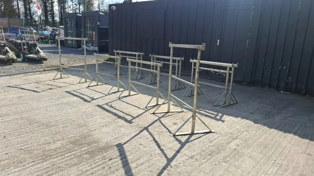 Selection of Metal Trestles – Adjustable Work Supp - Image 3