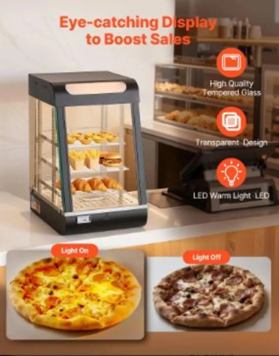 3-Tier Commercial Food Warmer Display - Image 4