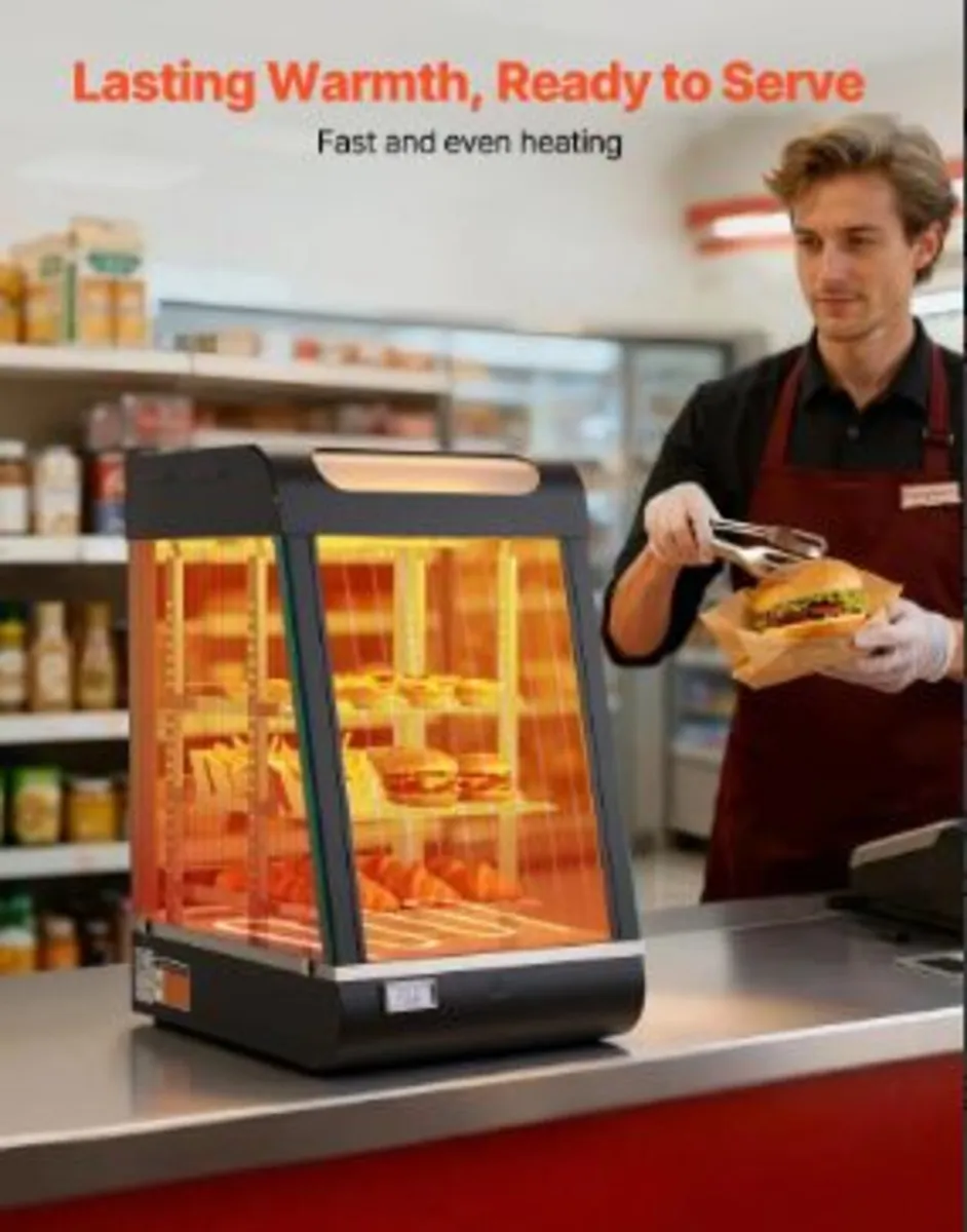 3-Tier Commercial Food Warmer Display - Image 2