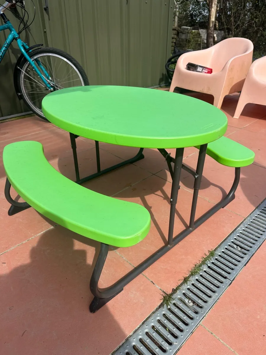 Foldable kids picnic table - Image 2