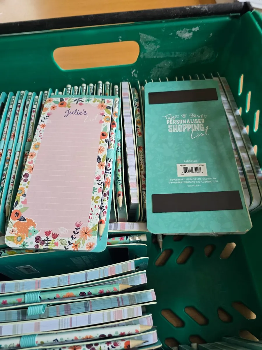JOBLOT - Personalised Notepads with pencils - Image 1