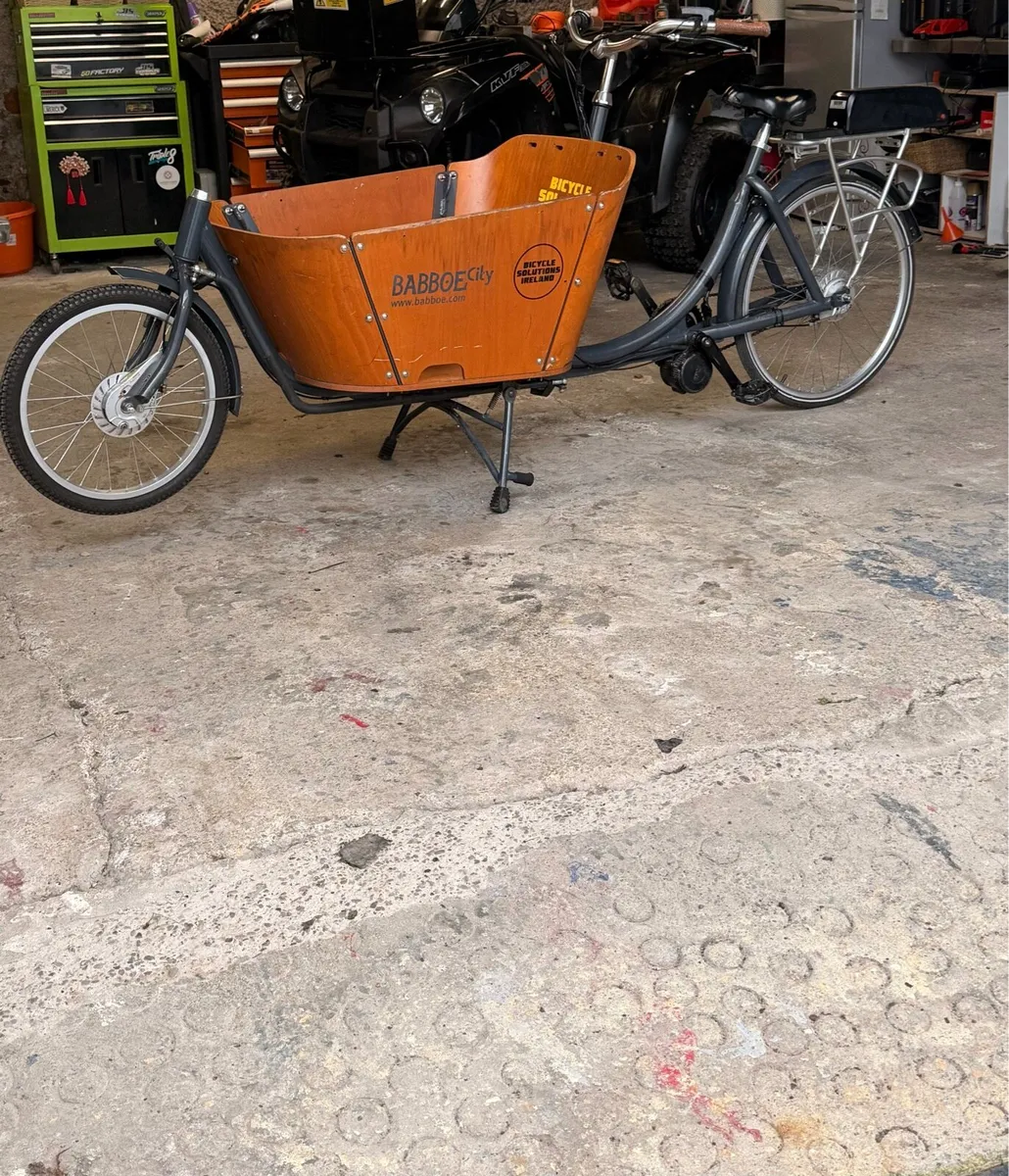 Babboe city xl electric cargo bicycle - Image 1
