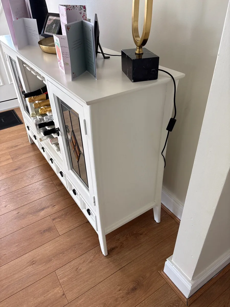 White Console Table Excellent Quality - Image 2