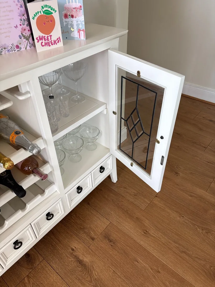White Console Table Excellent Quality - Image 4
