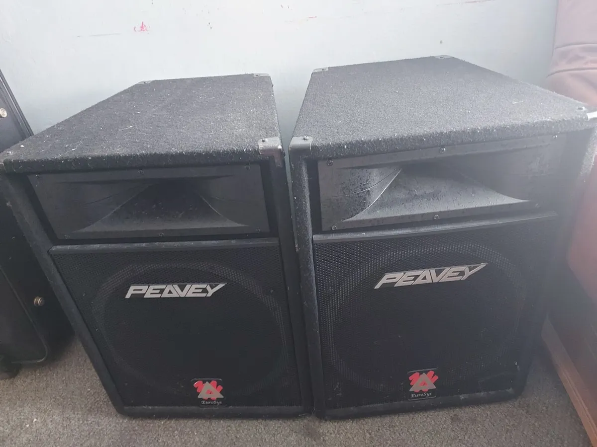 Peavey speakers and amplifier - Image 1