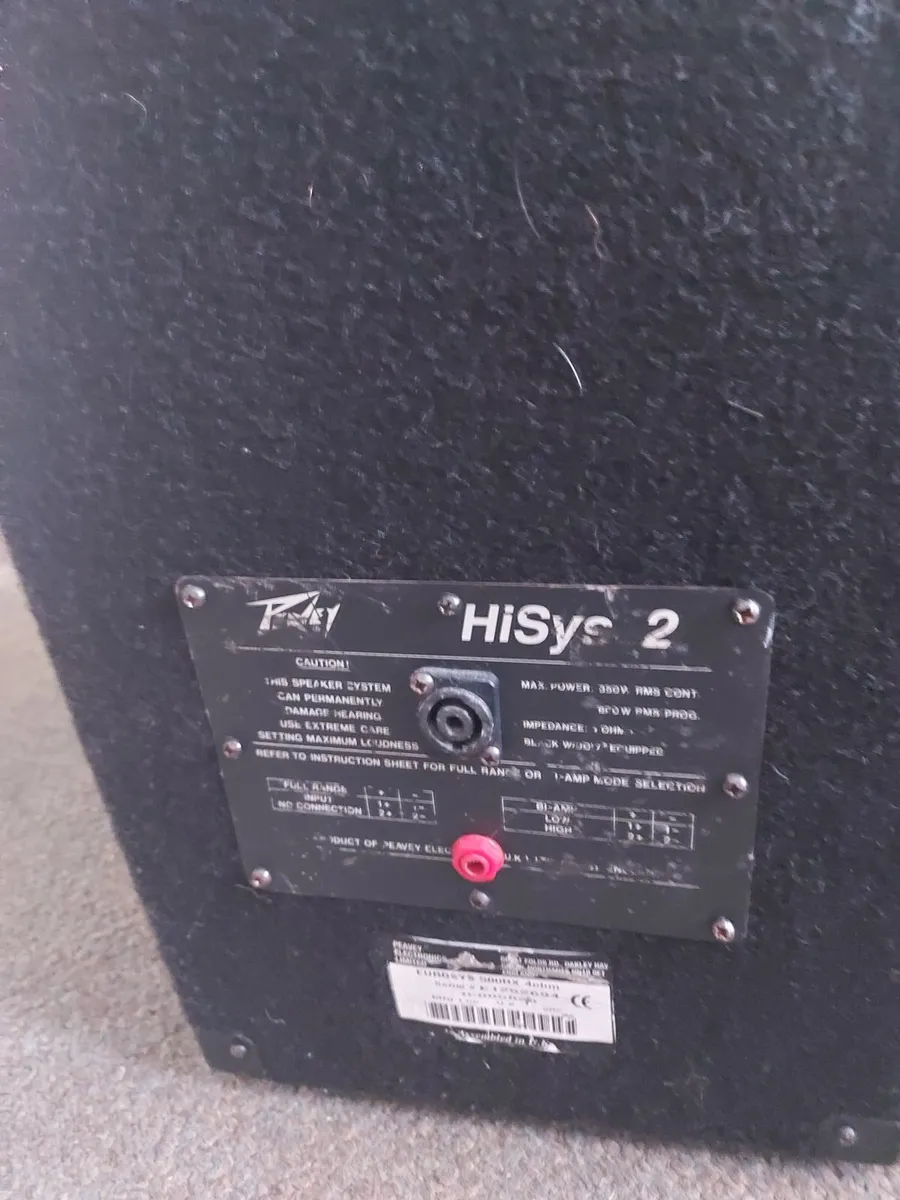 Peavey speakers and amplifier - Image 4