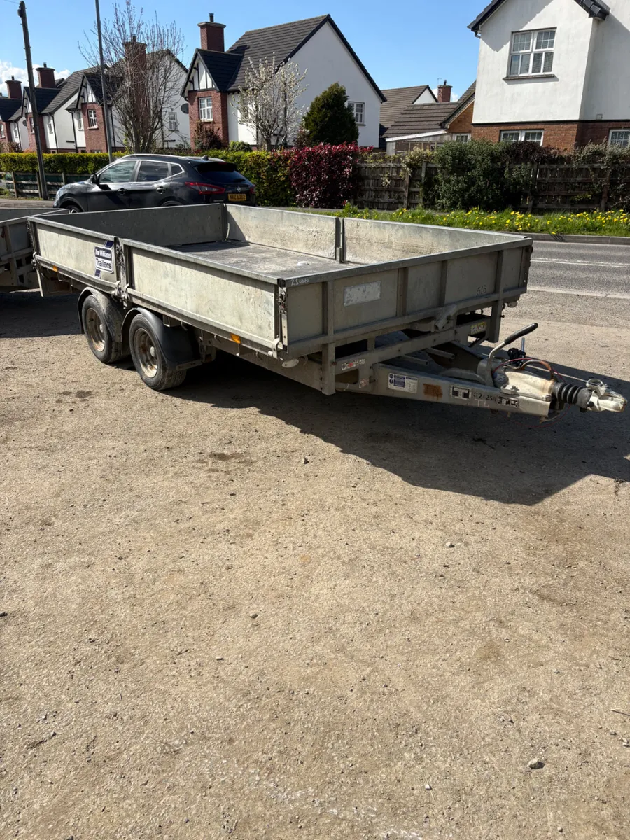 Ifor Williams 12ft dropside trailer - Image 1