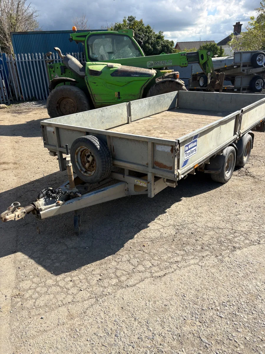 Ifor Williams 12ft dropside trailer - Image 1