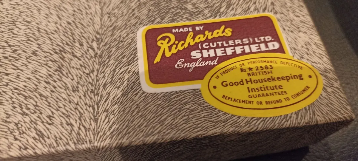 Set of Sheffield Steel Steak Knives and Forks - Image 2